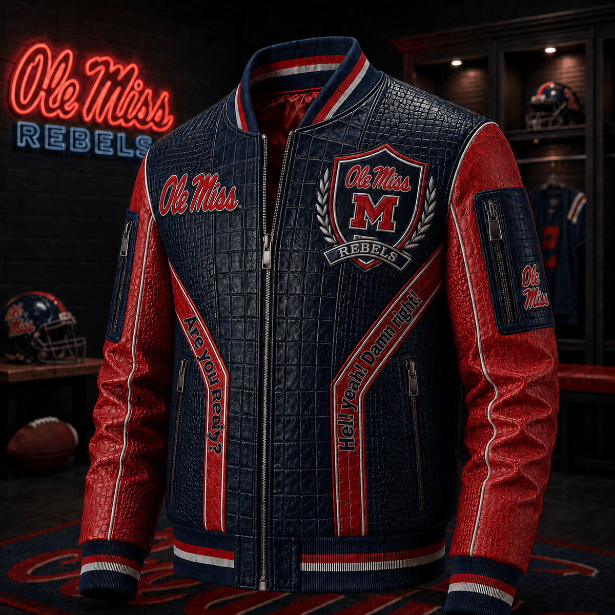 Premium OMR Leather Zipper Jacket TNSM
