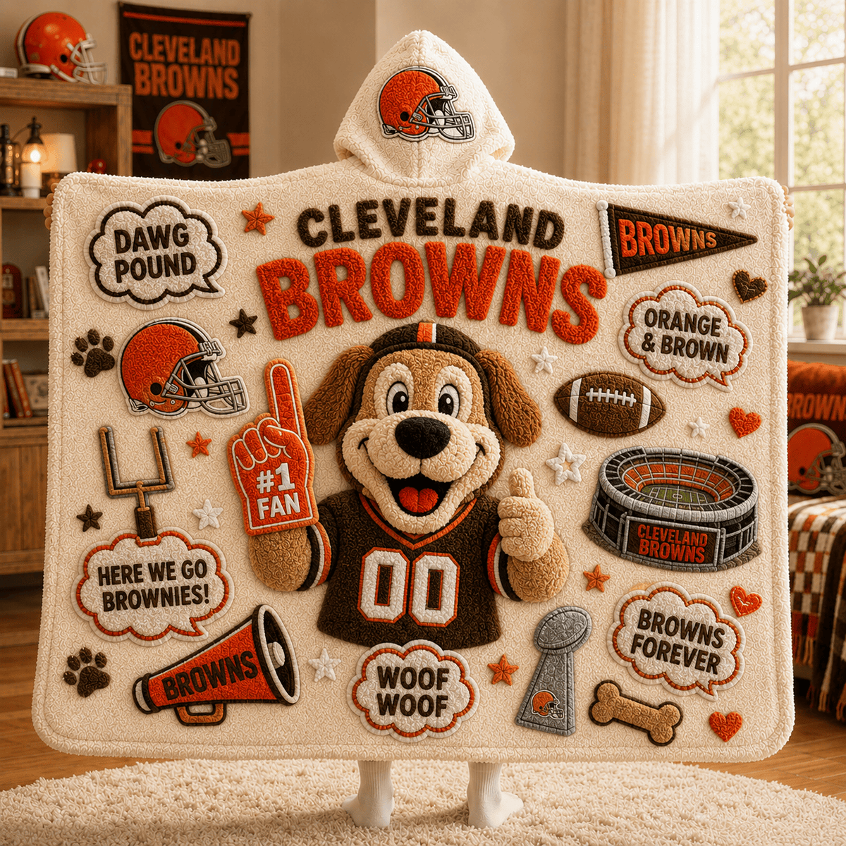 Premium CLVB Hooded Blanket BMD
