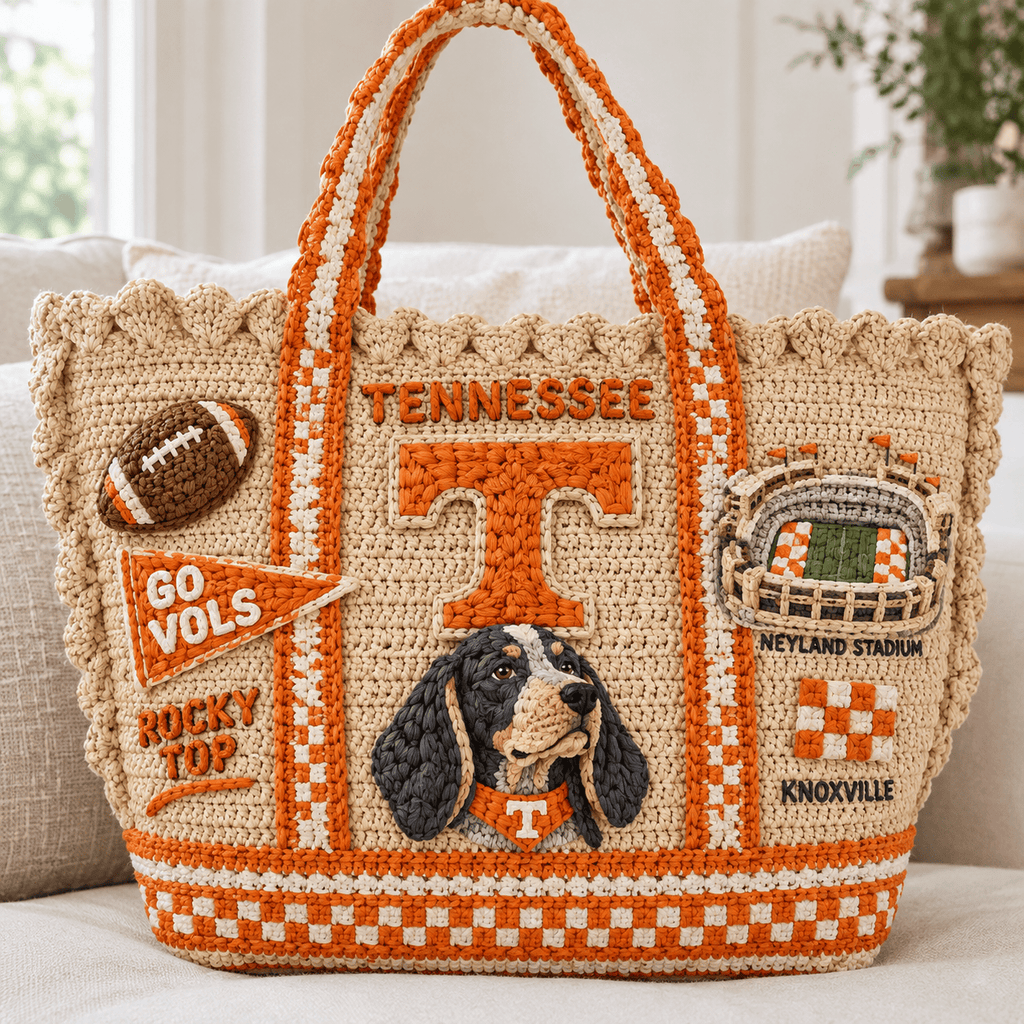 TVF Straw-Style Embellished Tote Bag HTTT