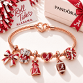 ACT Rose Gold Charm Bracelet Set TTTT