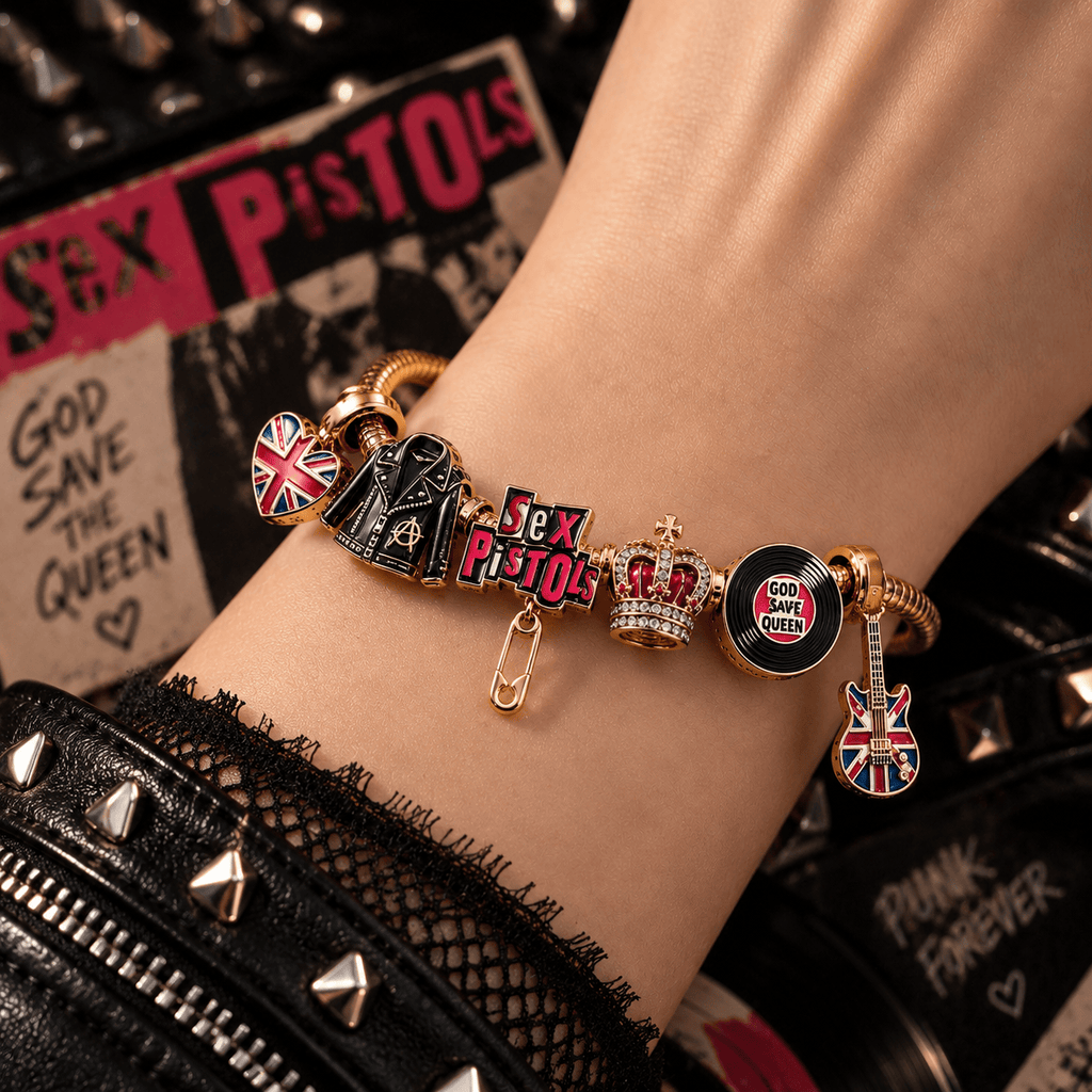 SPLS Gold Charm Bracelet Set PTT