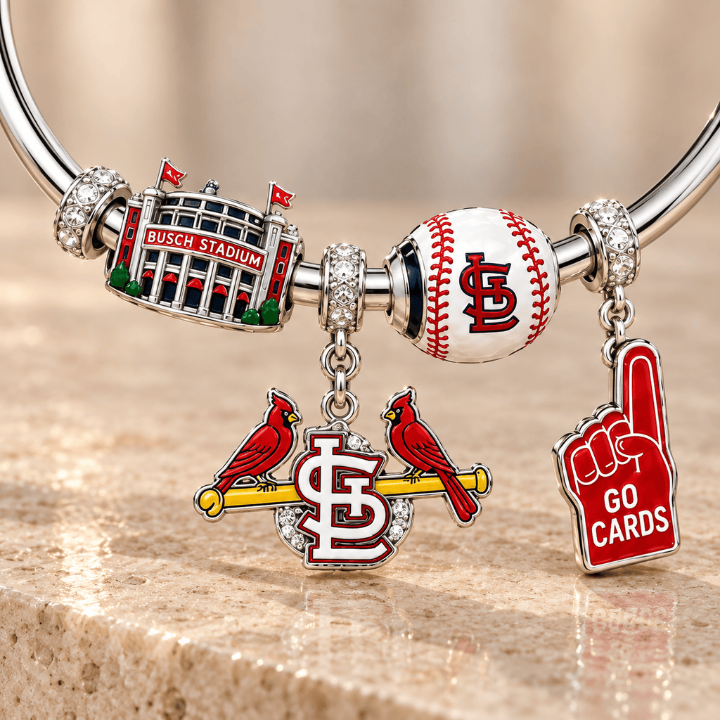 SLVC Silver Charm Bracelet Set TMH
