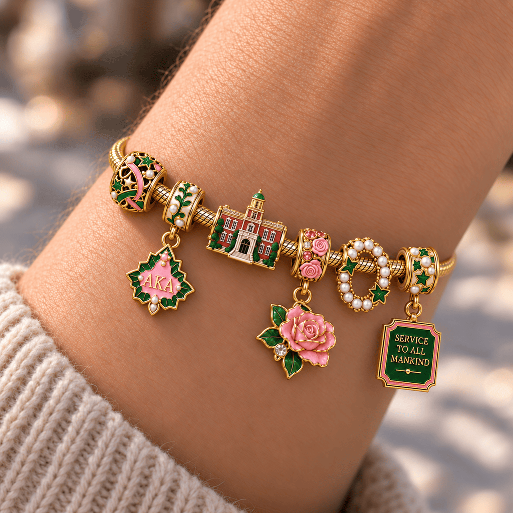 AKA Gold Charm Bracelet Set HQH