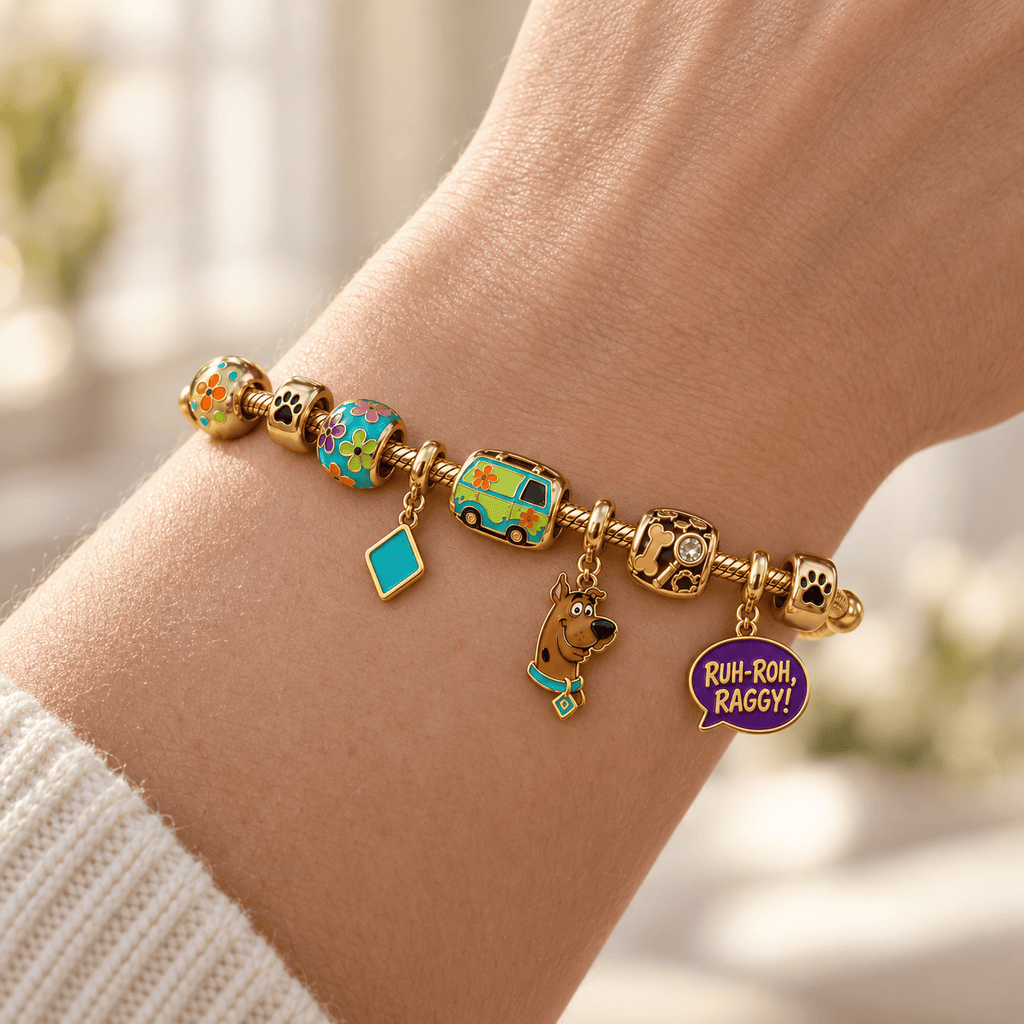 SCBD Gold Charm Bracelet Set HQH