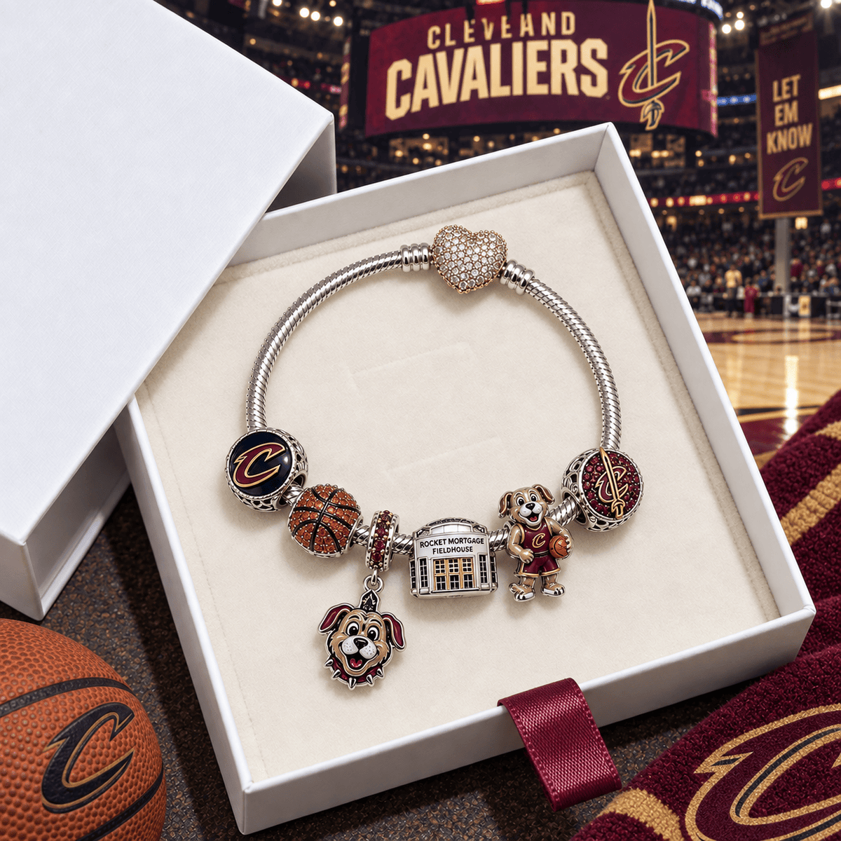 CVLR Silver Charm Bracelet Set VTH