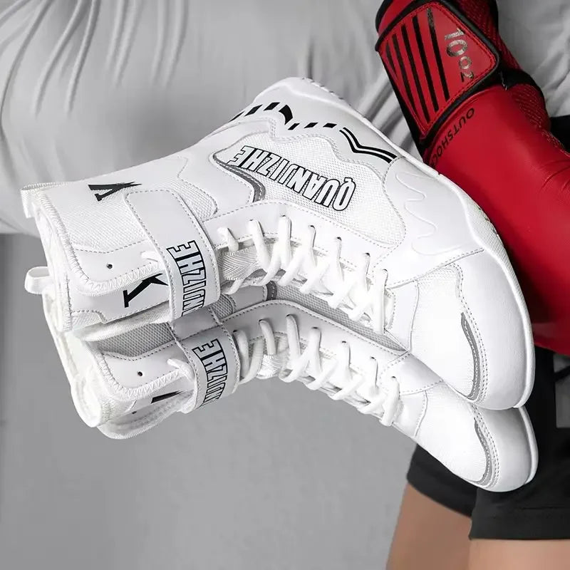 2026 Hot Sale Boxing Sneakers Men Good Quality Boxing Sport Shoes Mens Hard-Wearing Gym Training Shoes