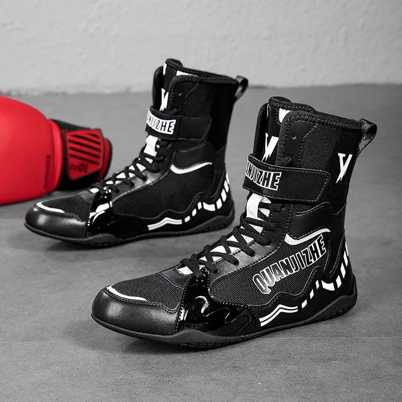 2026 Hot Sale Boxing Sneakers Men Good Quality Boxing Sport Shoes Mens Hard-Wearing Gym Training Shoes
